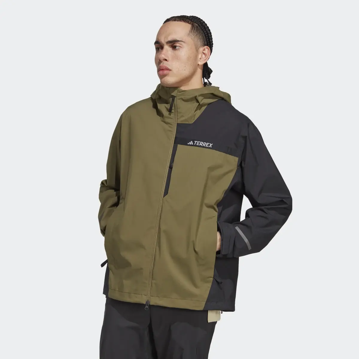 Adidas Terrex Multi RAIN.RDY 2.5-Layer Rain Jacket. 2