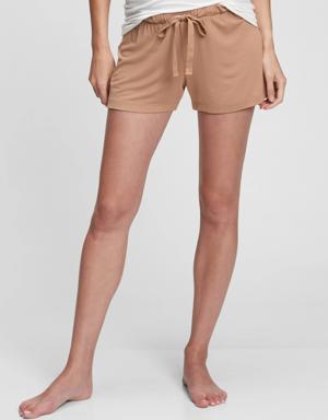 Maternity Modal Shorts brown