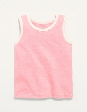 Unisex Jersey Tank Top for Toddler pink