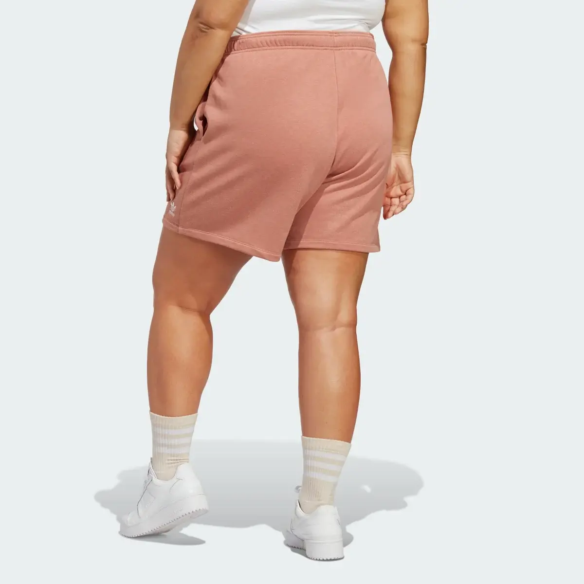 Adidas Essentials+ Made with Hemp Shorts (Plus Size). 2