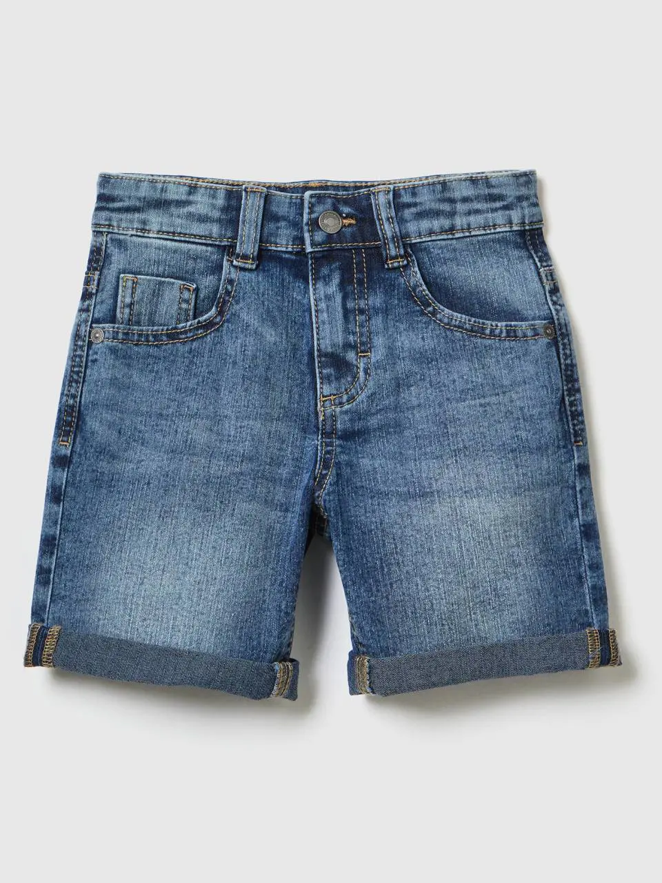 Benetton "eco-recycle" denim bermudas. 1