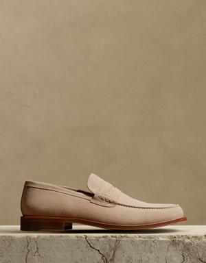 Asher Suede Penny Loafer gray