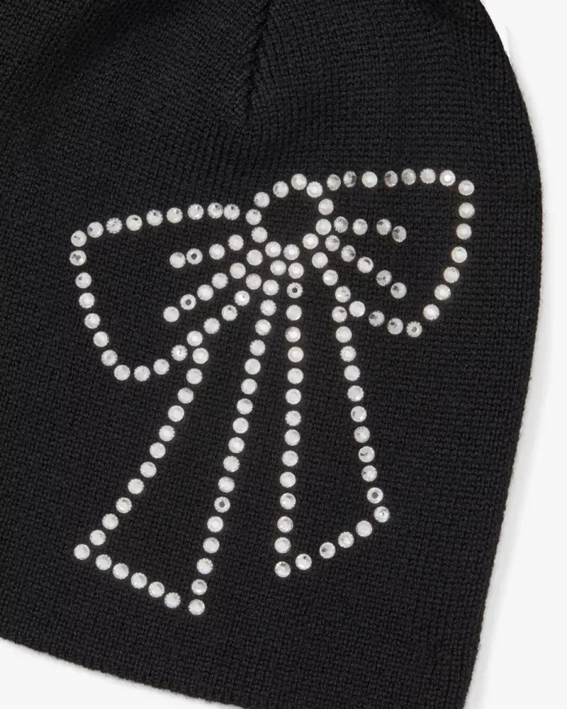 Kate Spade Trompe L'oeil Bow Beanie. 3