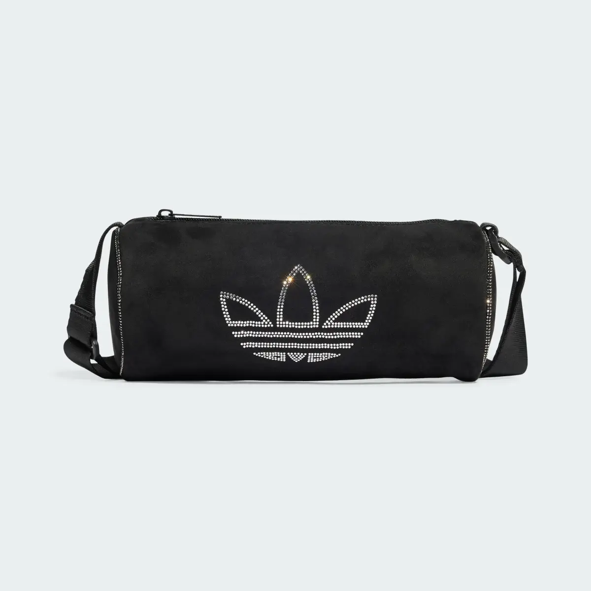 Adidas Rhinestones Fake Suede Mini Duffel Bag. 2