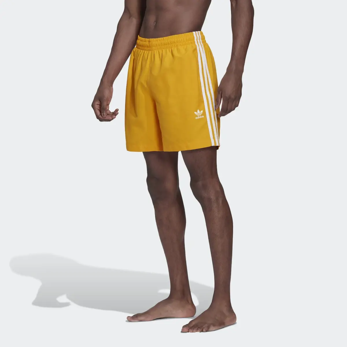 Adidas Adicolor Classics 3-Stripes Swim Shorts. 1