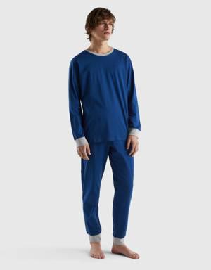 pyjamas with pouch in 100% cotton