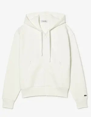 Zipped Cotton Jogger Sweatshirt