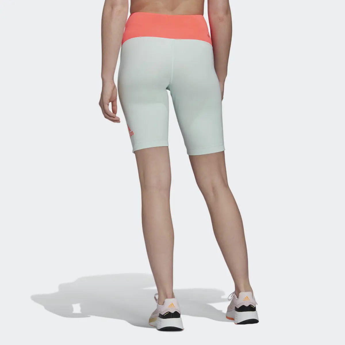 Adidas Designed to Move Colorblock Short Sport Tights. 2
