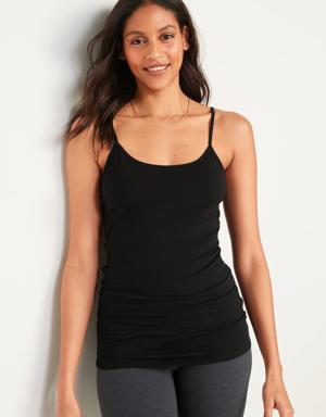 Old Navy First-Layer Cami Tunic Tank Top black