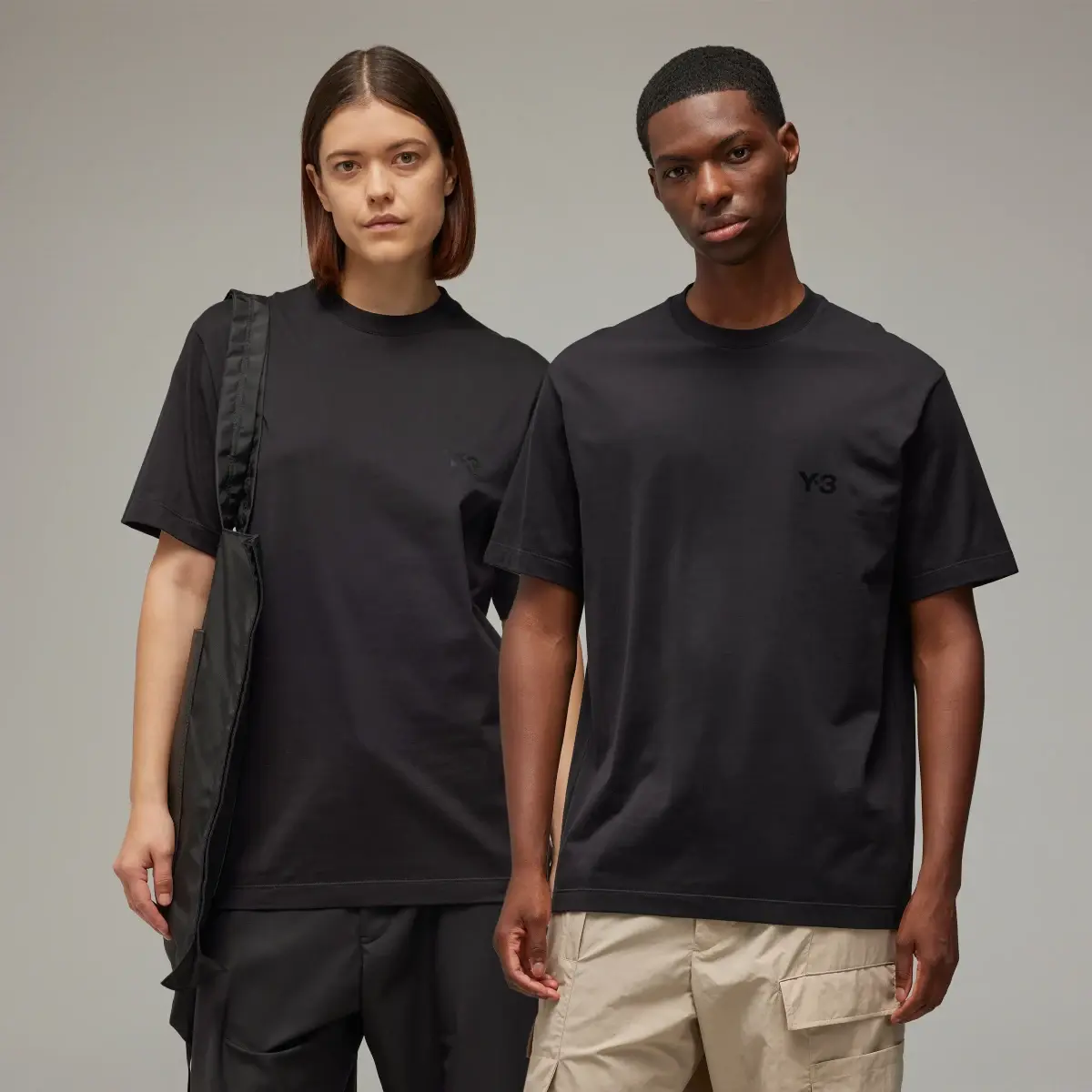 Adidas Y-3 Relaxed Short Sleeve T-Shirt. 1