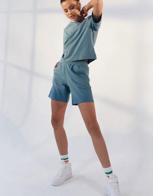 Tommy Life Mint Yeşil Küçük Yazı Baskılı O Yaka Bermuda Kadın Oversize Şort Takım - 95292. 3 Tommy Life Mint Yeşil Küçük Yazı Baskılı O Yaka Bermuda Kadın Oversize Şort Takım - 95292. 3