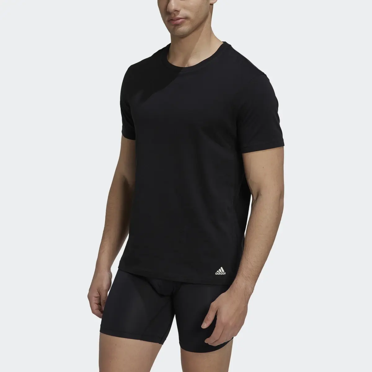 adidas Active Flex Cotton Trunk Briefs - Black