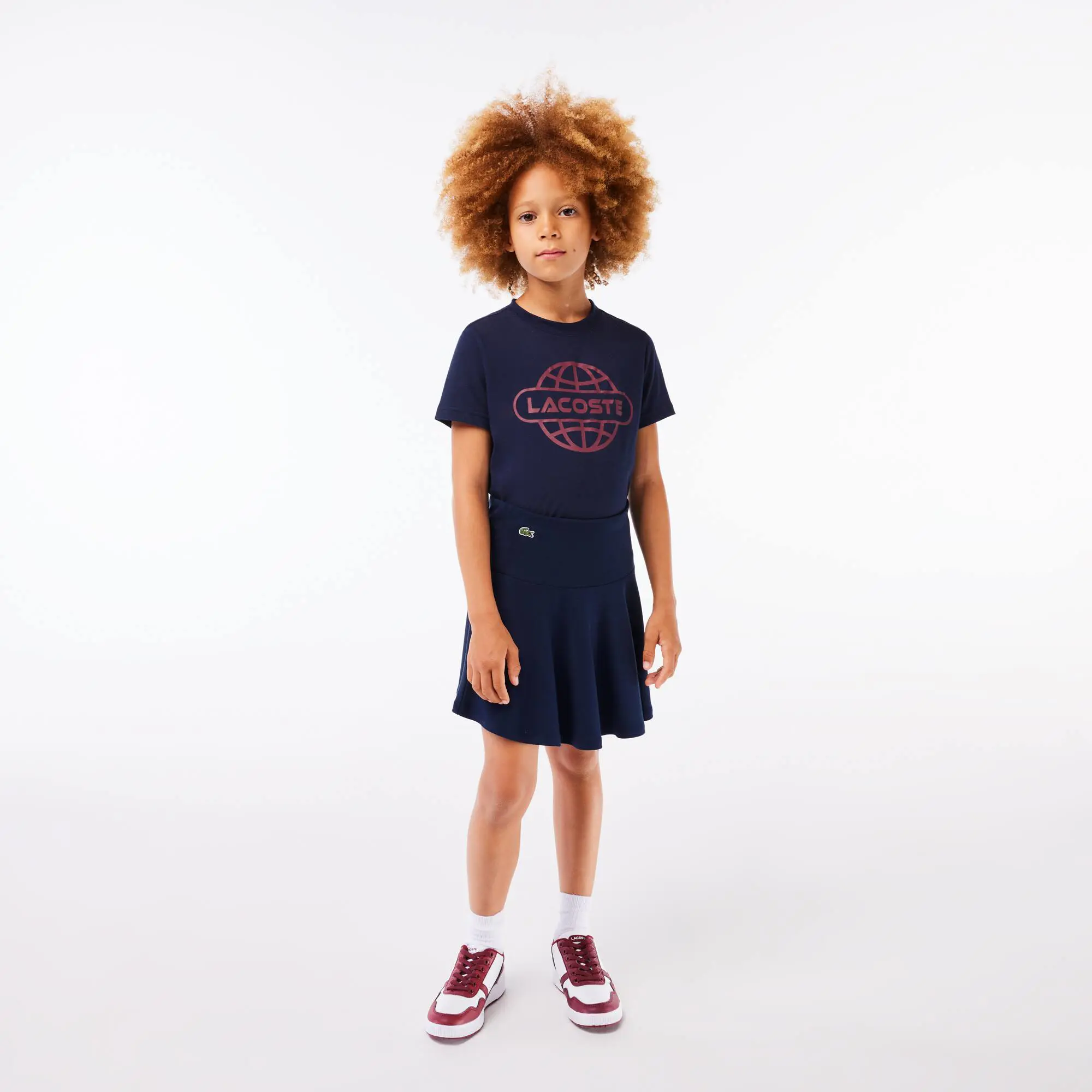 Lacoste Girls’ Lacoste Stretch Mini Skirt. 1