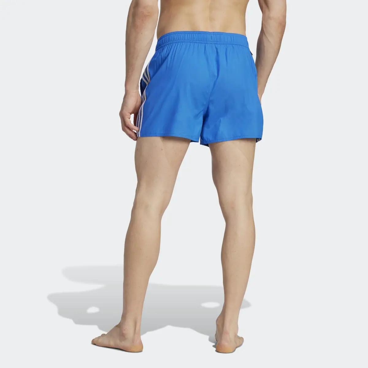 Adidas 3-Stripes CLX Swim Shorts. 2