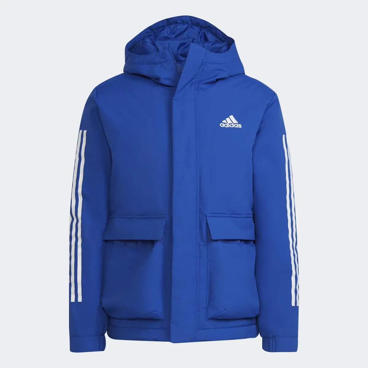 Adidas Utilitas 3-Stripes Hooded Jacket. 1