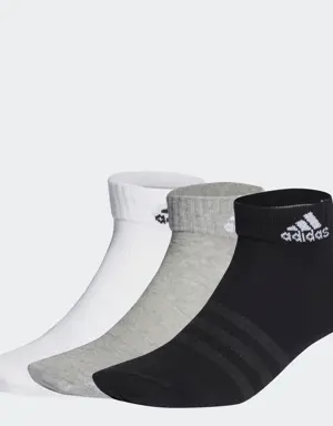 Adidas Meias pelo Tornozelo — 3 pares