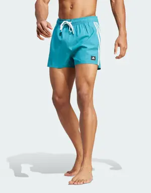 Adidas 3-Stripes CLX Very-Short-Length Swim Shorts
