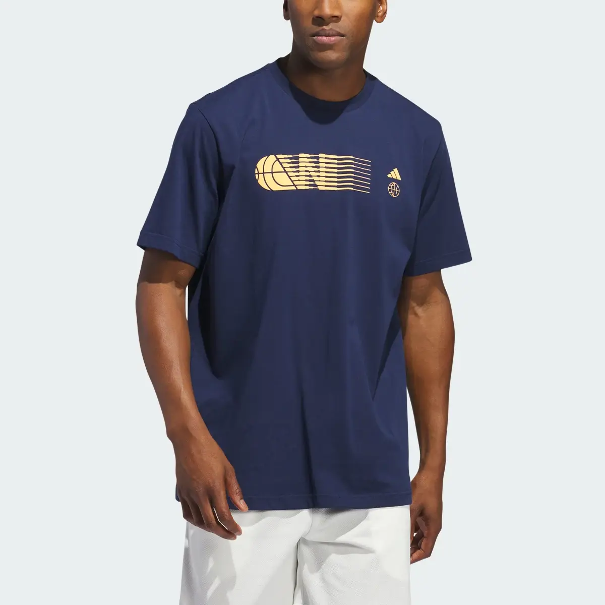 Adidas Playera Estampada Worldwide Hoops City. 1