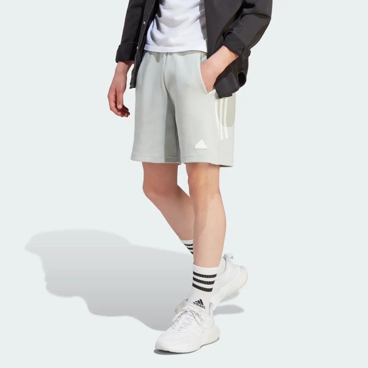 Adidas Future Icons 3-Stripes Shorts. 1