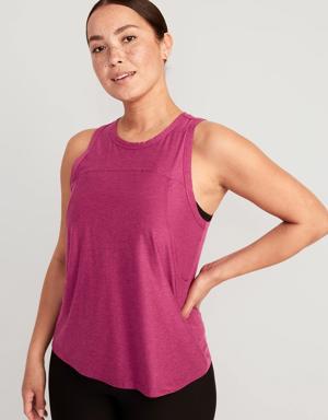 Old Navy Maternity Cloud 94 Soft Sleeveless Cutout T-Shirt pink