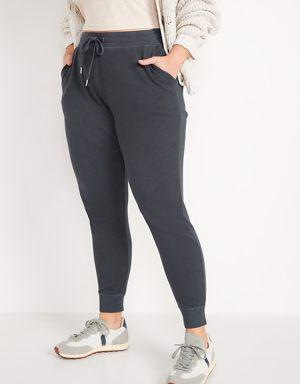 Mid-Rise Vintage Street Jogger Sweatpants for Women