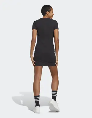 Adidas Robe t-shirt ajustée jersey 3 bandes Essentials. 3 Adidas Robe t-shirt ajustée jersey 3 bandes Essentials. 3
