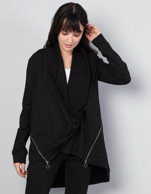 Comfort Fit Kadın Siyah Ceket
