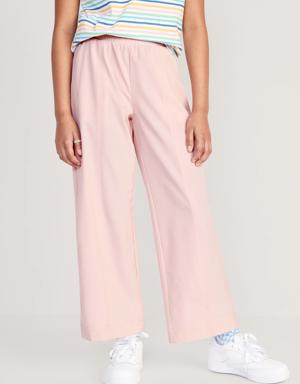 Old Navy StretchTech High-Waisted Wide-Leg Performance Pants for Girls pink