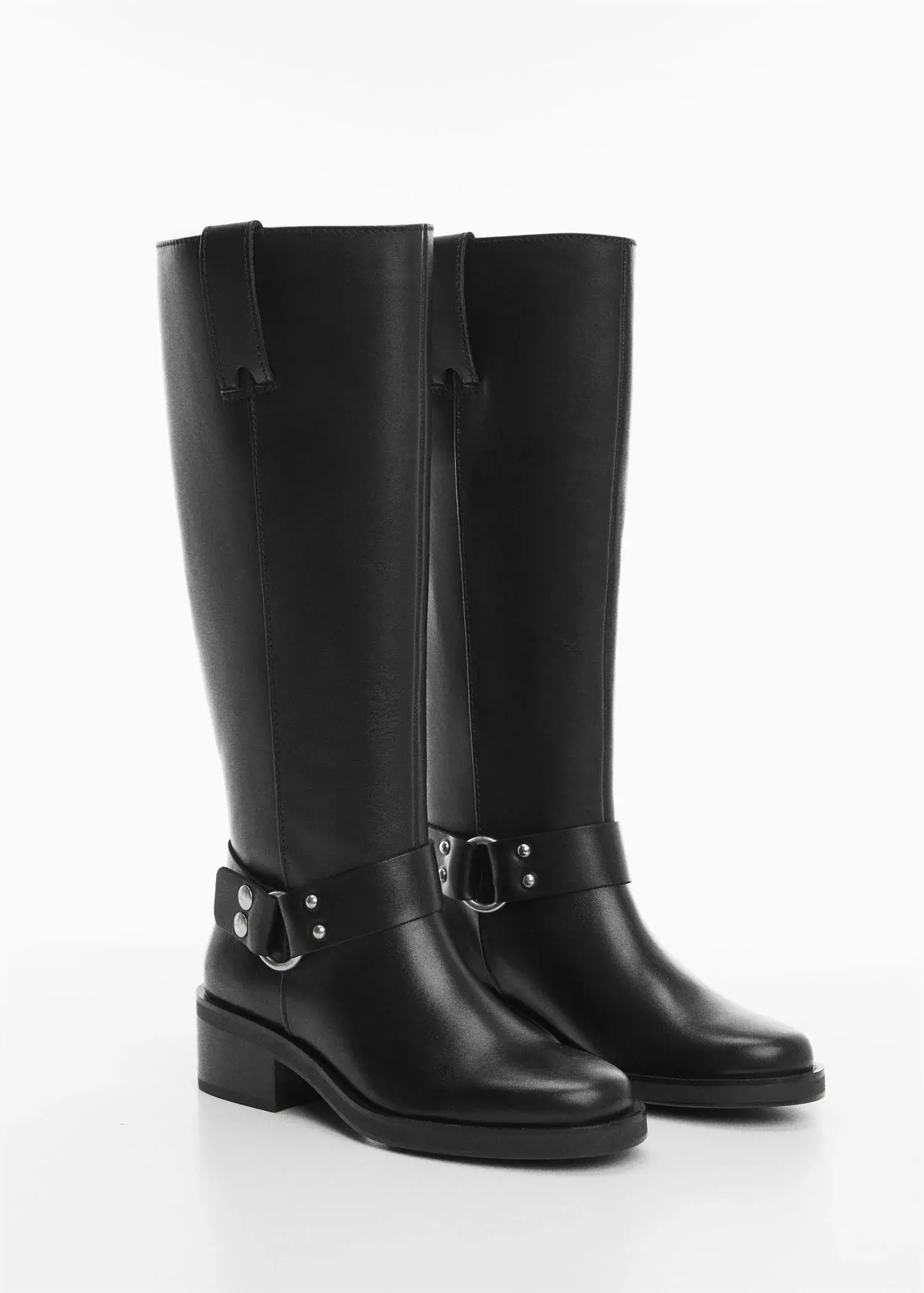 Mango Buckles leather boots. 1