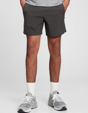 Gap Fit Recycled Running Shorts gray