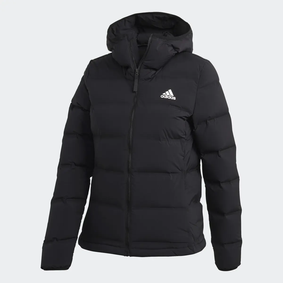 Adidas Helionic Soft Hooded Down Jacket. 1