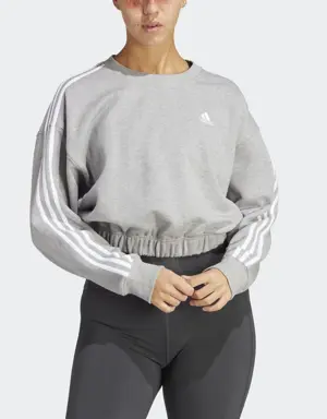 Adidas Felpa Essentials 3-Stripes Crop