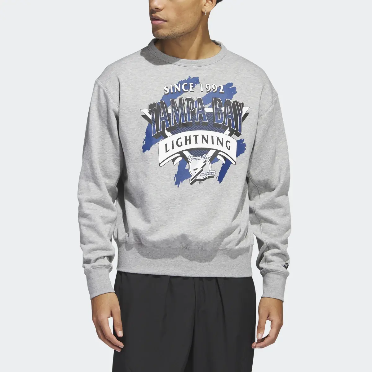 Adidas Lightning Vintage Crew Sweatshirt. 1