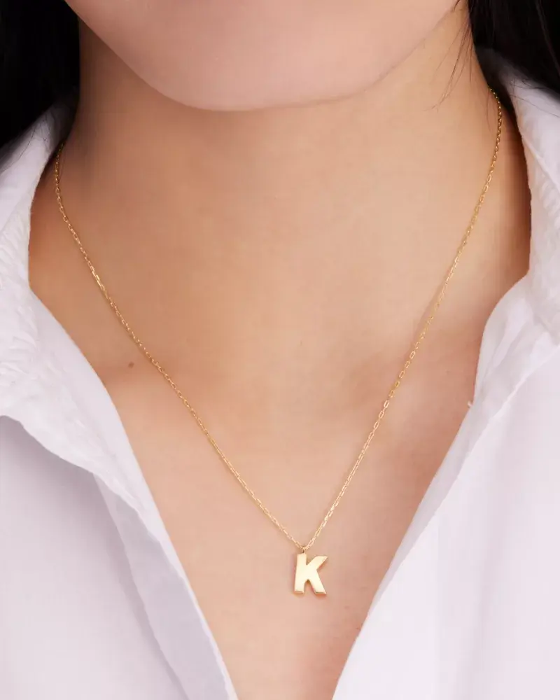 Kate Spade Fine Love Letter G Initial Pendant. 2