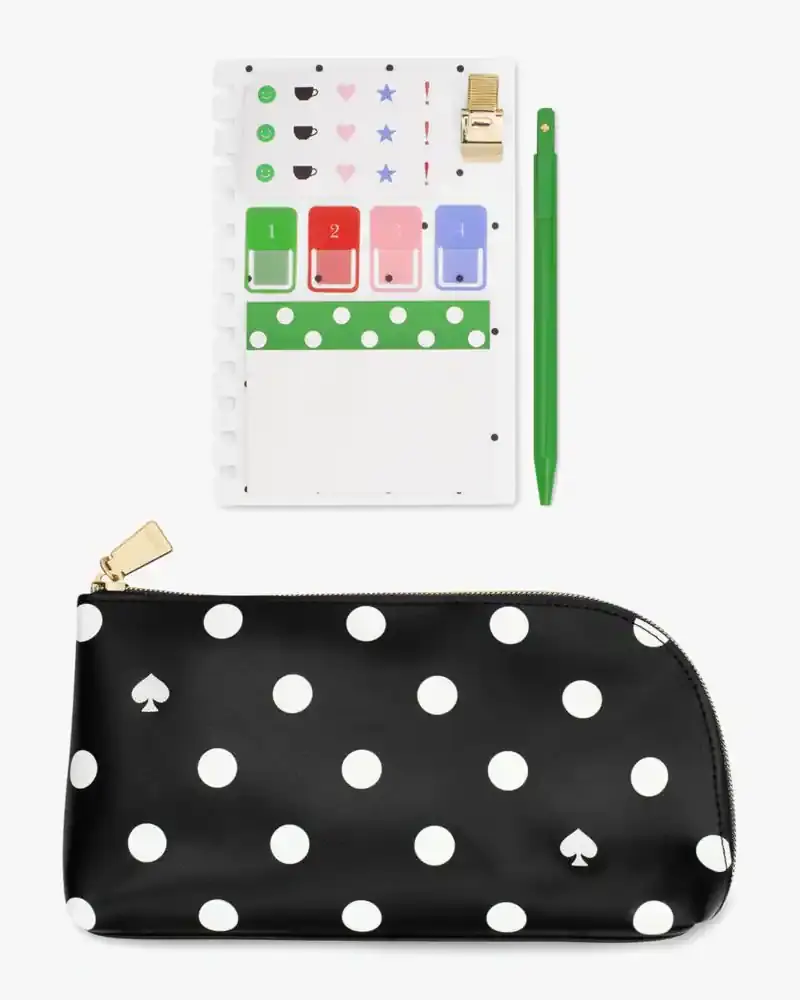 Kate Spade Picture Dot Planner Accessory Pouch. 1