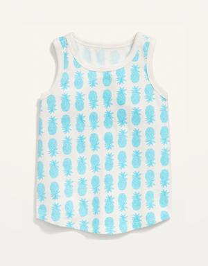 Printed Tank Top for Toddler Girls yellow