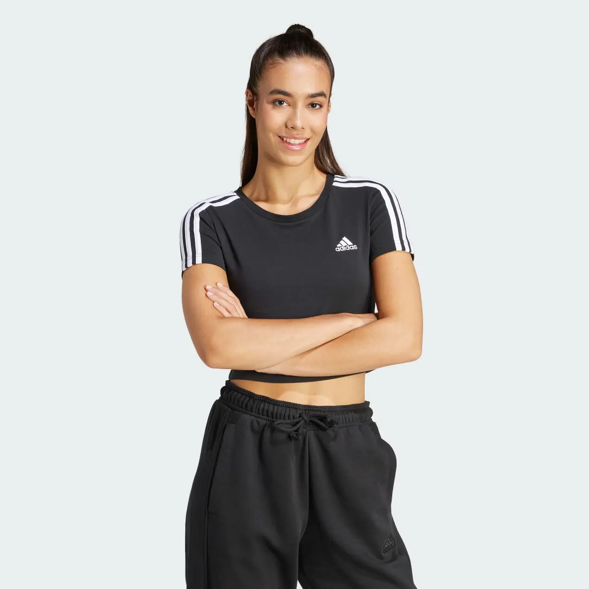 Adidas Essentials 3-Stripes Tee. 2