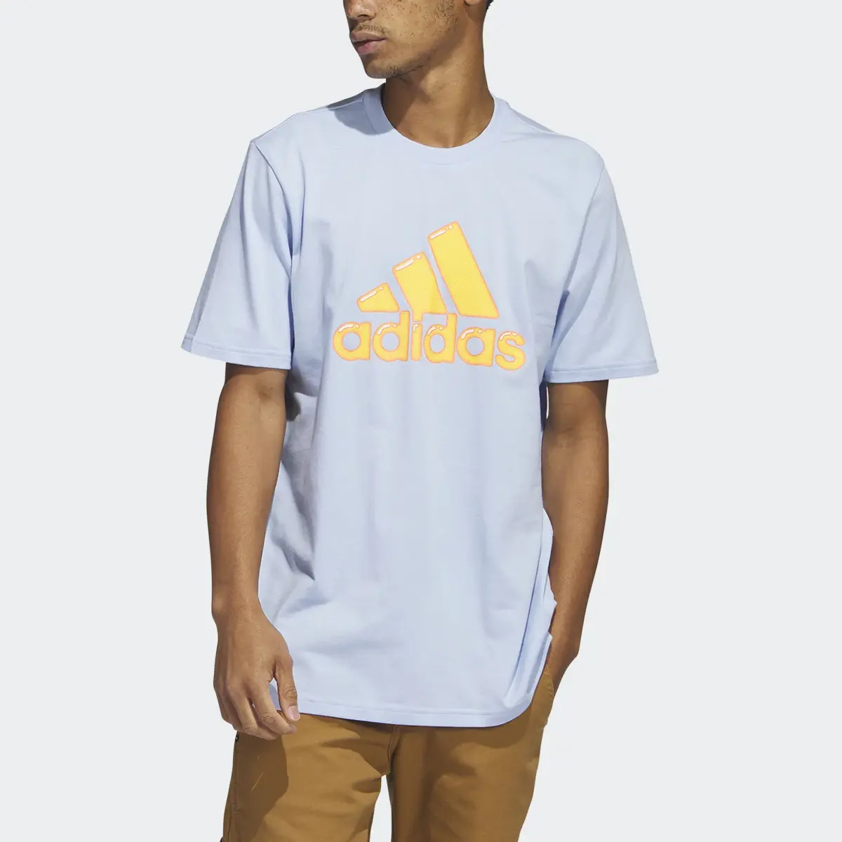 Adidas Logo Pen Fill - Sportswear Graphic Tee. 1