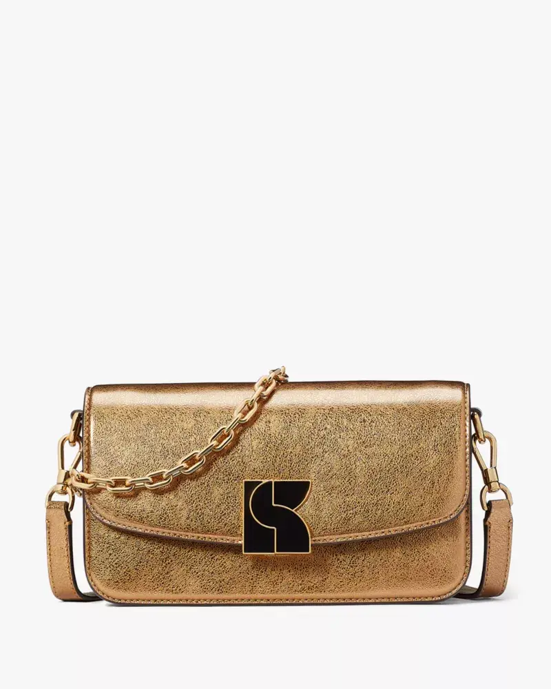 Kate Spade Dakota Metallic Small Crossbody. 1