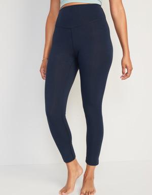 Old Navy Extra High-Waisted PowerChill Cropped Leggings blue