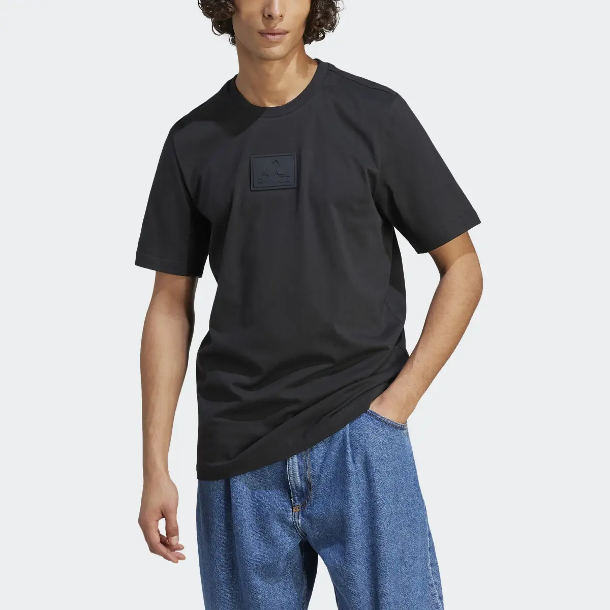 Adidas Sportswear Elevated Block Tee. 1