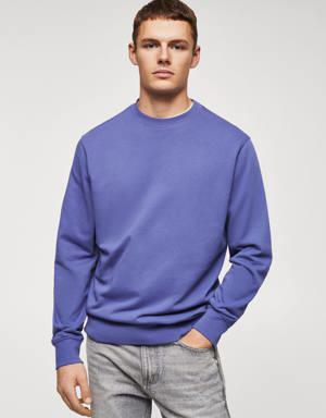 Mango Lightweight cotton sweatshirt