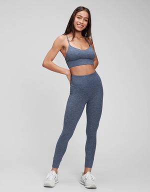 Gap Fit Brushed Tech Jersey Leggings blue