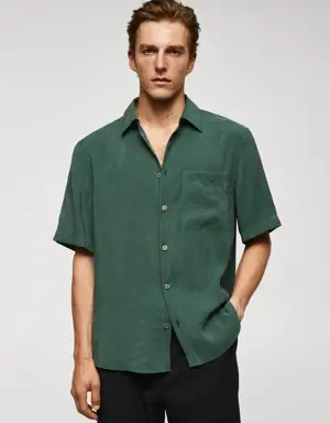 Mango Regular-fit short-sleeved shirt