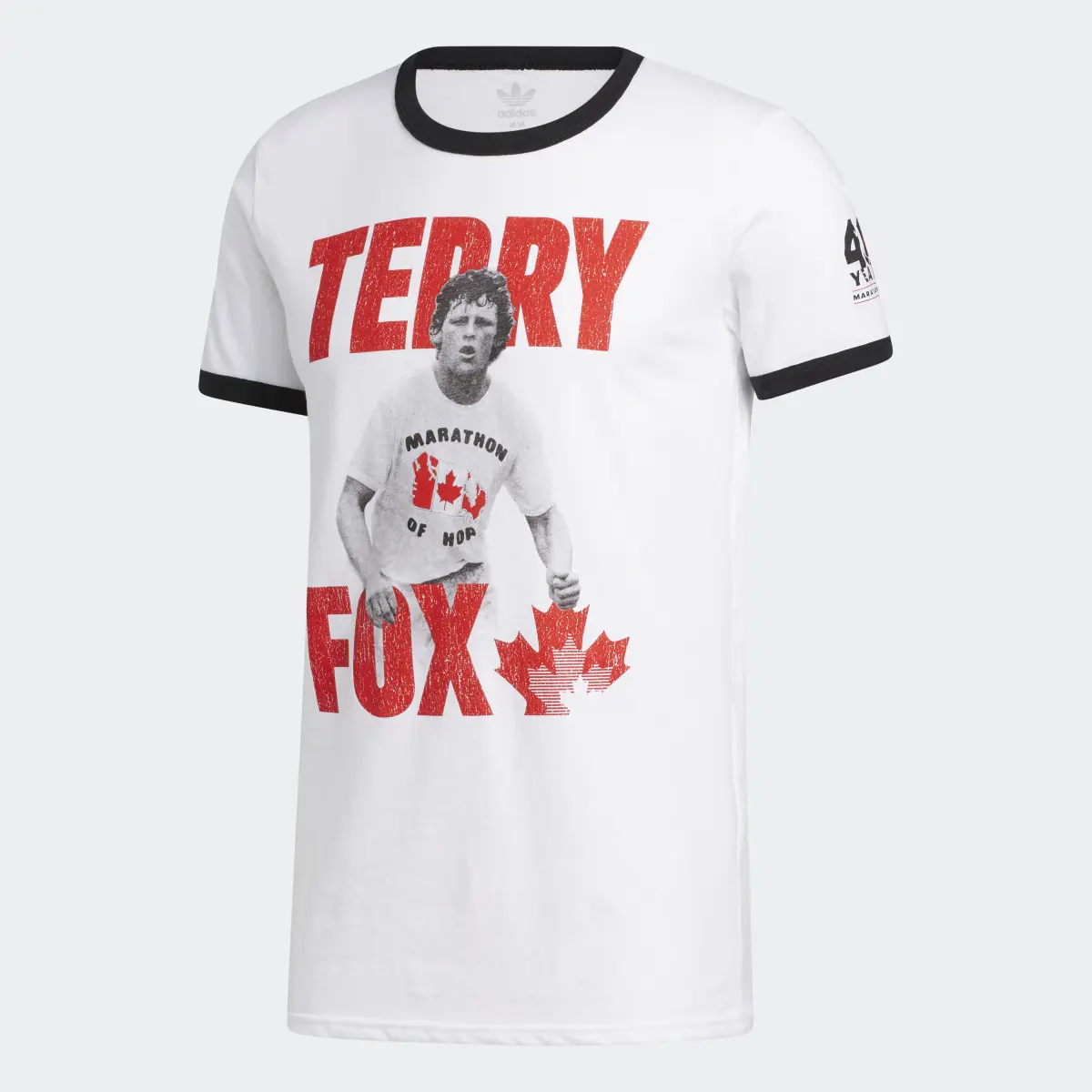 Adidas TERRY FOX RINGER TEE. 1