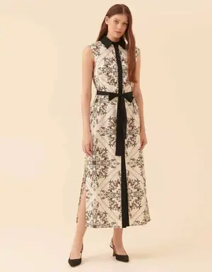 Kawaii Printed Long Dress