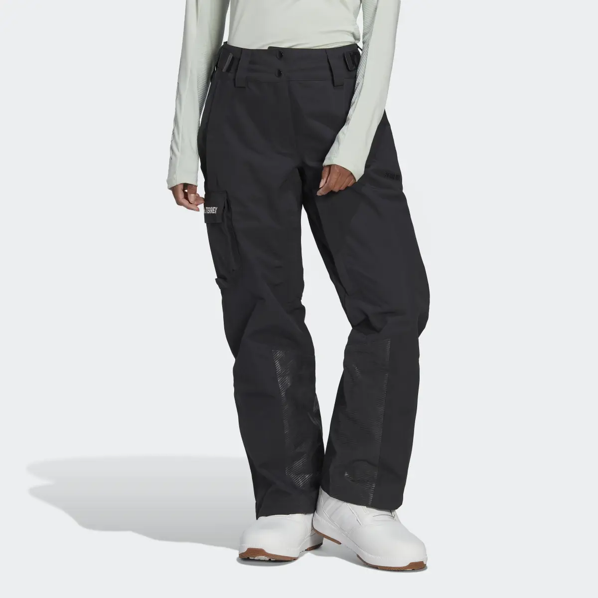 Adidas TERREX 3L POST-CONSUMER NYLON SNOW PANTS. 1