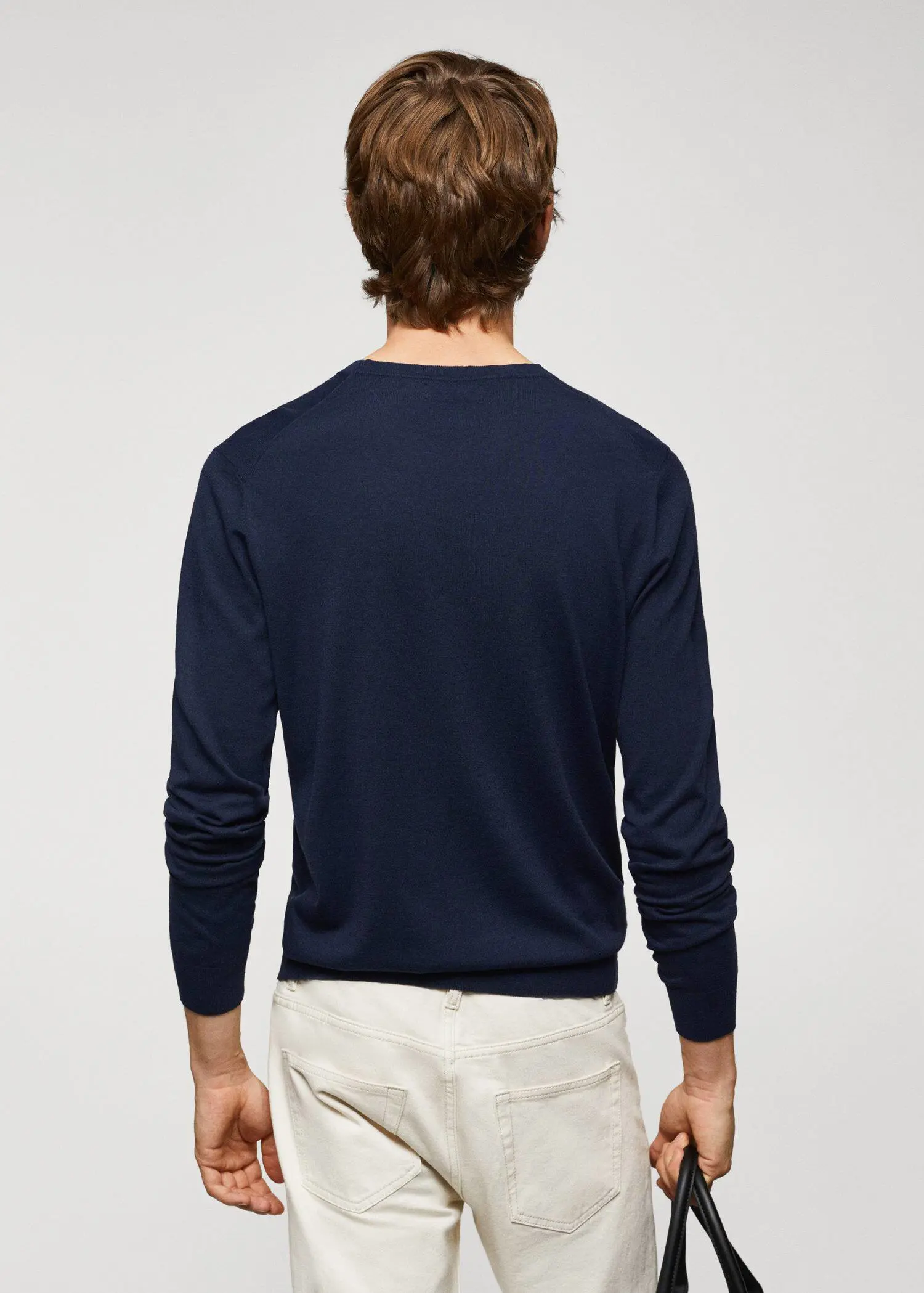 Mango Fine modal-silk sweater. 3