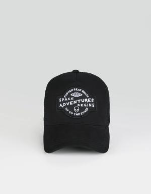 Siyah Erkek Cap Şapka