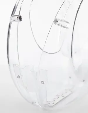 Transparent rigid bag